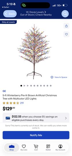 Winterberry Xmas Tree - Works Great 