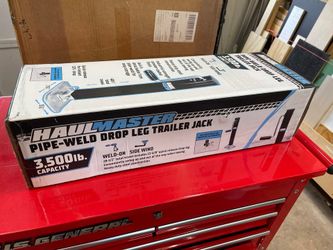 Haul-Master 3500 lb pipe-weld drop-leg trailer jack [Auto Parts]
