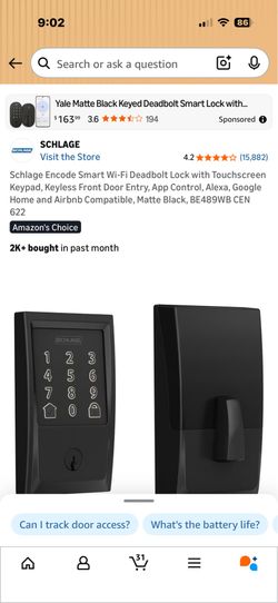 Smart door  lock wifi
