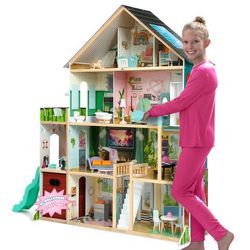 Brand New Delta Children Deluxe Maui Dollhouse 12 Rooms