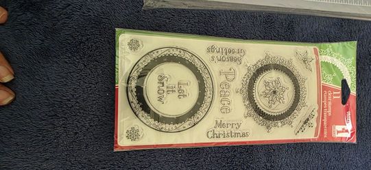 Clear rubber stamps