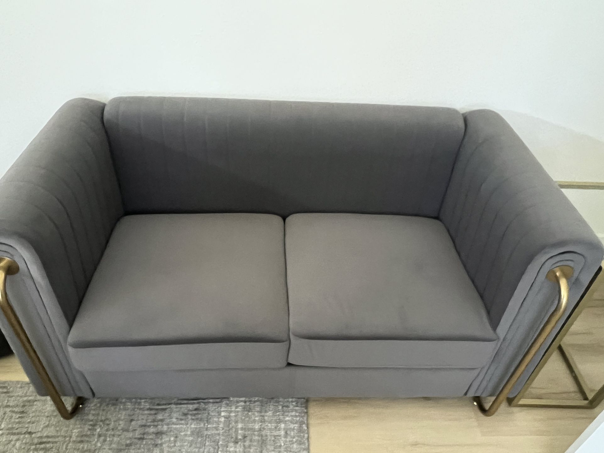 Gray Loveseat