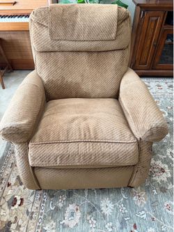 Beautiful Woven Fabric Recliner