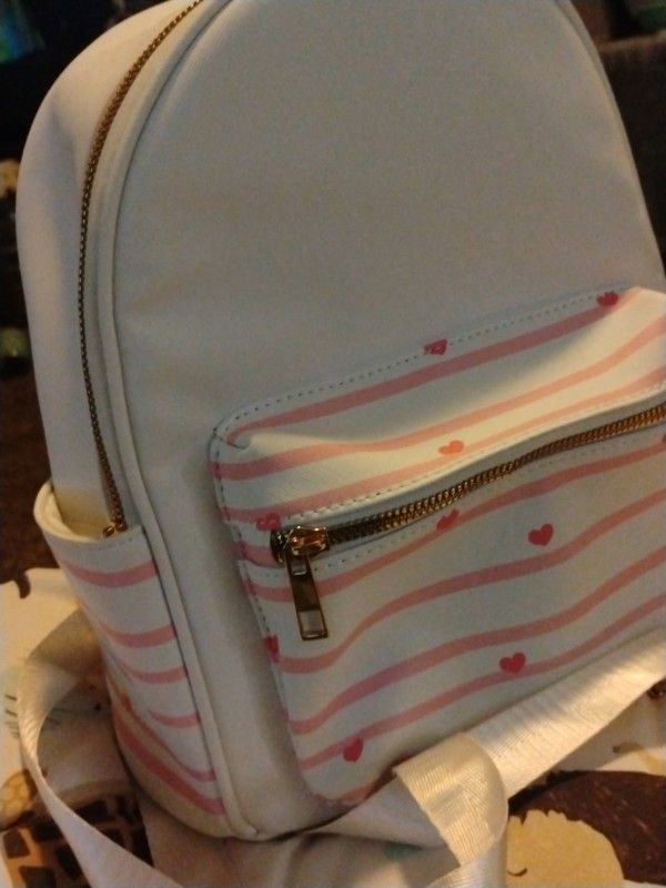 Heart Backpack Purse Hardly Used