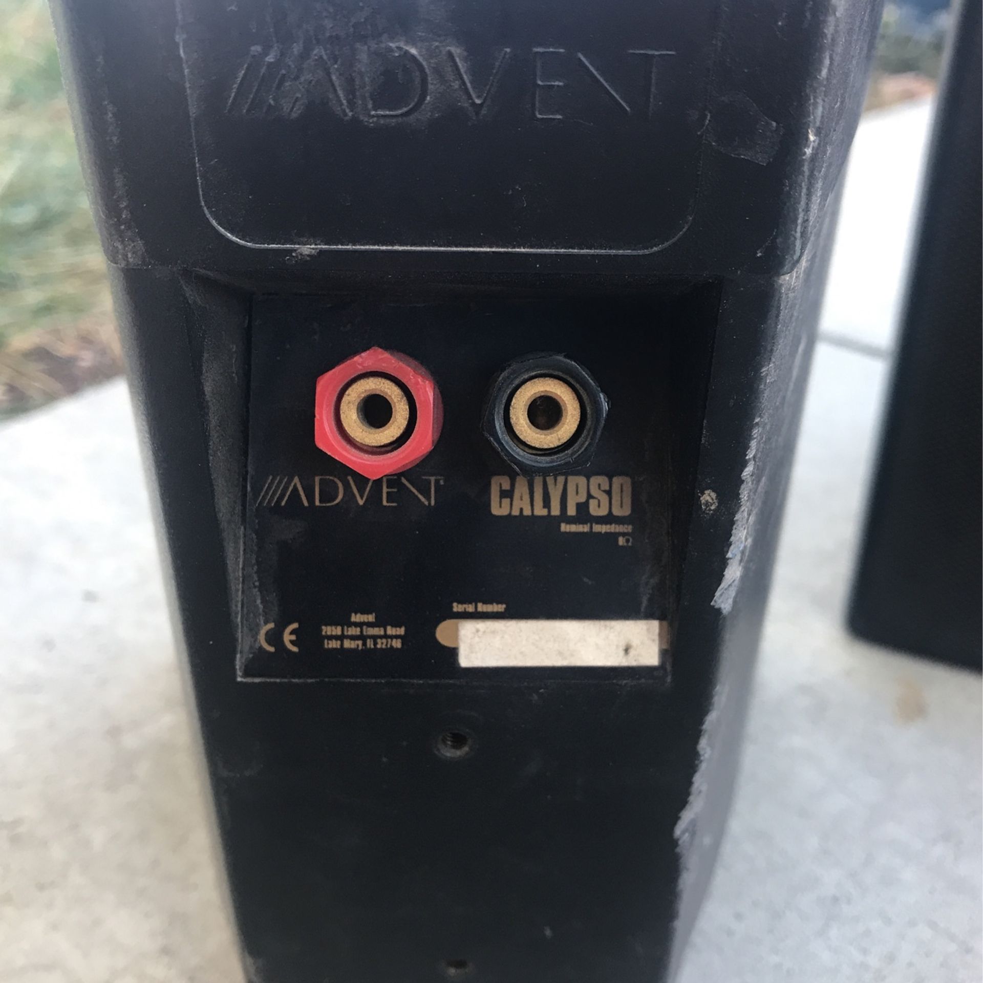 Advent Speakers Outdoor/Indoor