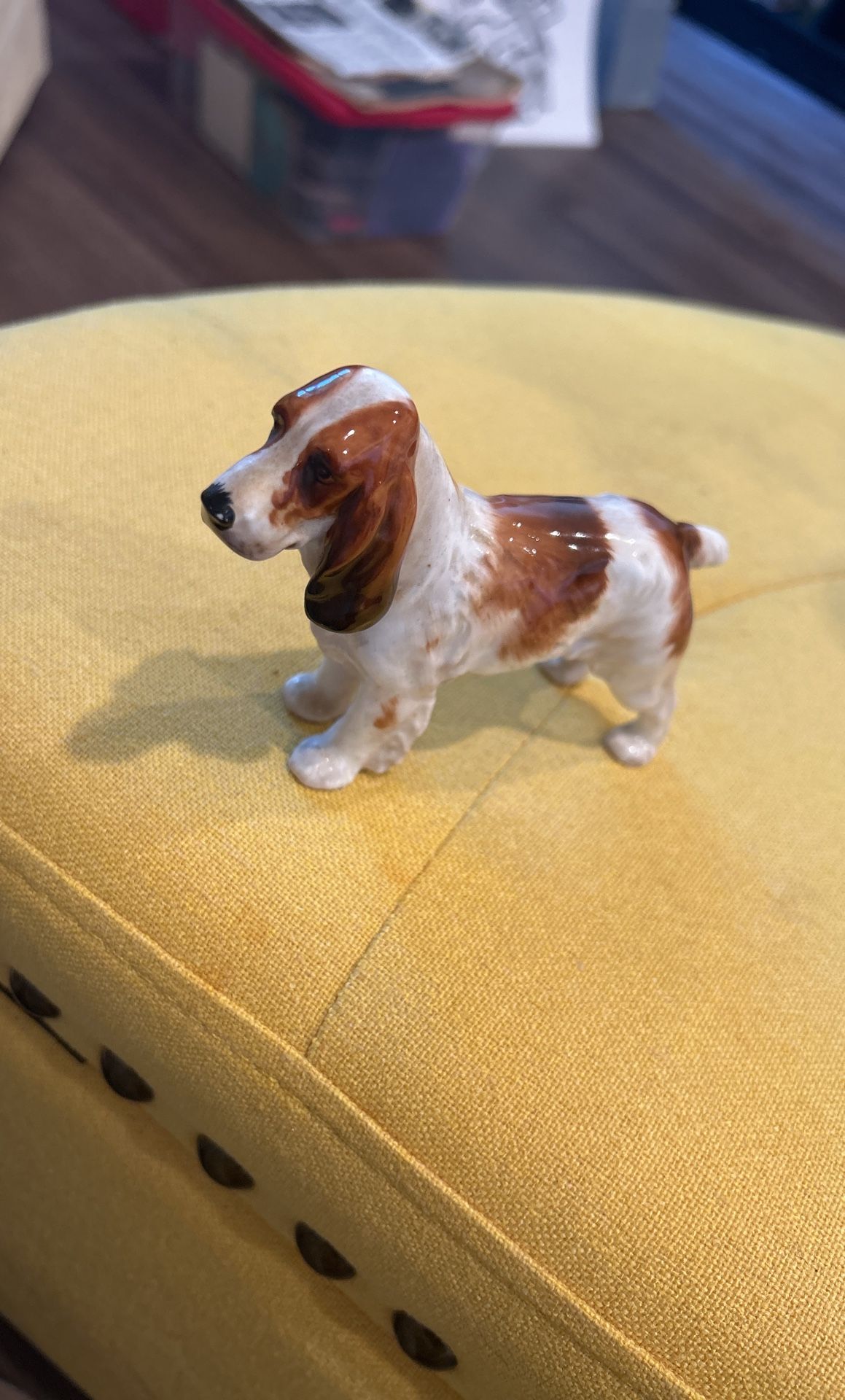 ROYAL DOULTON DOG COCKER SPANIEL https://offerup.com/redirect/?o=Tm8uSE4= 1037 SMALL WHITE & BROWN GLOSS PERFECT A