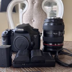 Canon 7D DSLR + Canon 24-70mm f/2.8L Lens (Pro Kit or Separate)