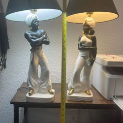 Blackamoor Lamp Set