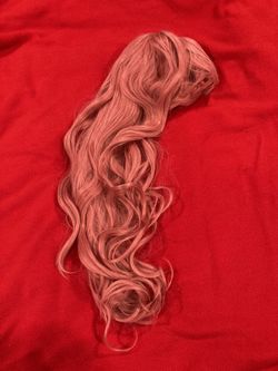 Long Pink Hair Wig
