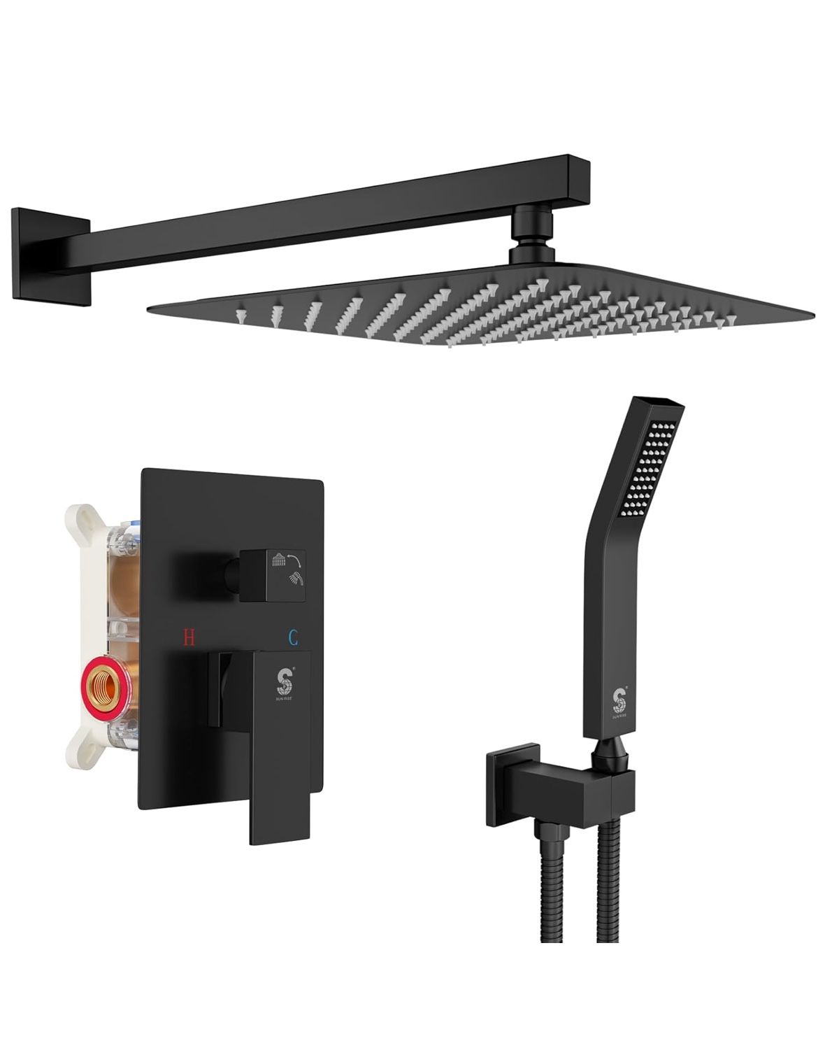 12in Shower Head System