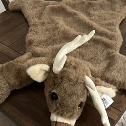 Faux Deer Rug For Baby Nursery 
