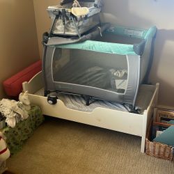 Toddler Bed And Pack And Play For Sale