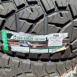 LT305/35R26 Tires Greentrac Rough Master-RT SET