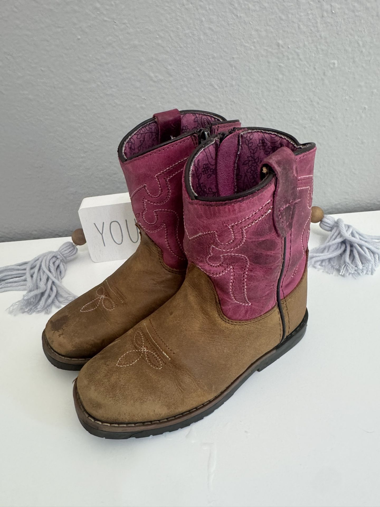 Toddler / Little Girls Size 10 Shyanne Cowgirl Boots - Pink