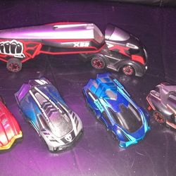 Set Of 5 Original Track Racing Car Set