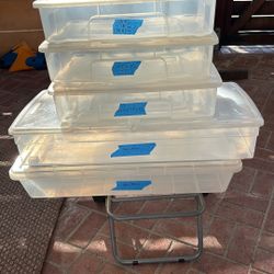 Storage Bins 5 With Lids