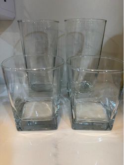 16 x glass cups