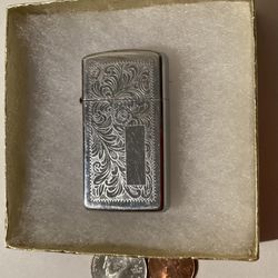 Vintage Zippo Slim Embossed