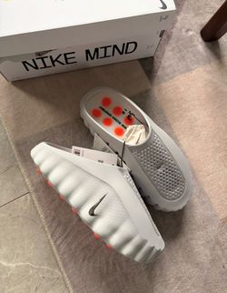 Nike mind 001 slide light smoke grey size 11
