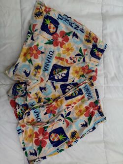 Ohana Tropical Print Shorts