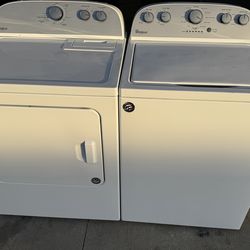 Whirlpool set washer and dryer in electric silver panel. Excellent working condition. Same-day delivery and installation available