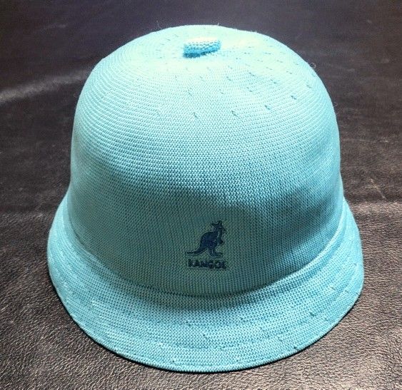 Brand New Kids KANGOL Tropic Casual Blue Bucket Hat Size Kids