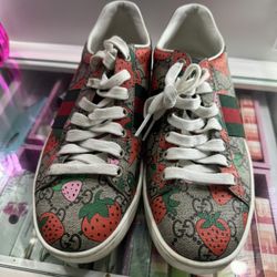 Gucci sneakers womens size 37 1/2 Original Black 