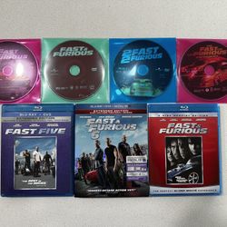 The Fast And The Furious Blue-Ray And DVD Set.
