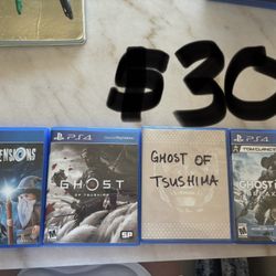 PS4 Games $30 Each