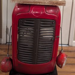 Red Tractor Racks Cabinet