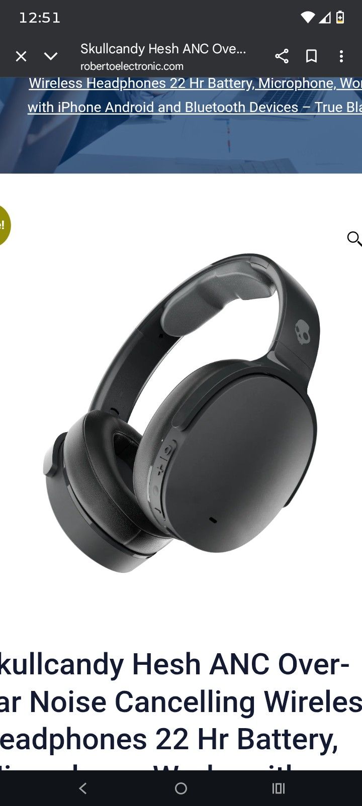 Skull Candy Wireless Headphones