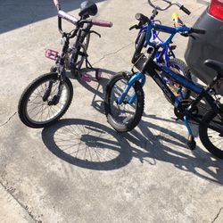 Three Kids Bikes 