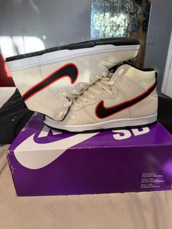 Nike SB Dunk High Pro San Francisco Giants Coconut Milk Black - Men's Size 10