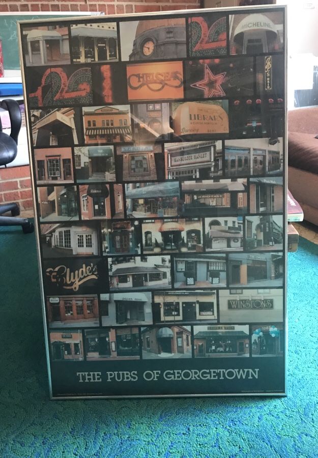 Pubs of Georgetown Framed Poster