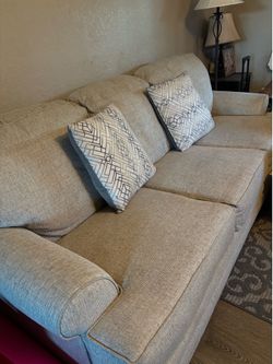 COUCH-TWEED. FROM Bobs FURNITURE