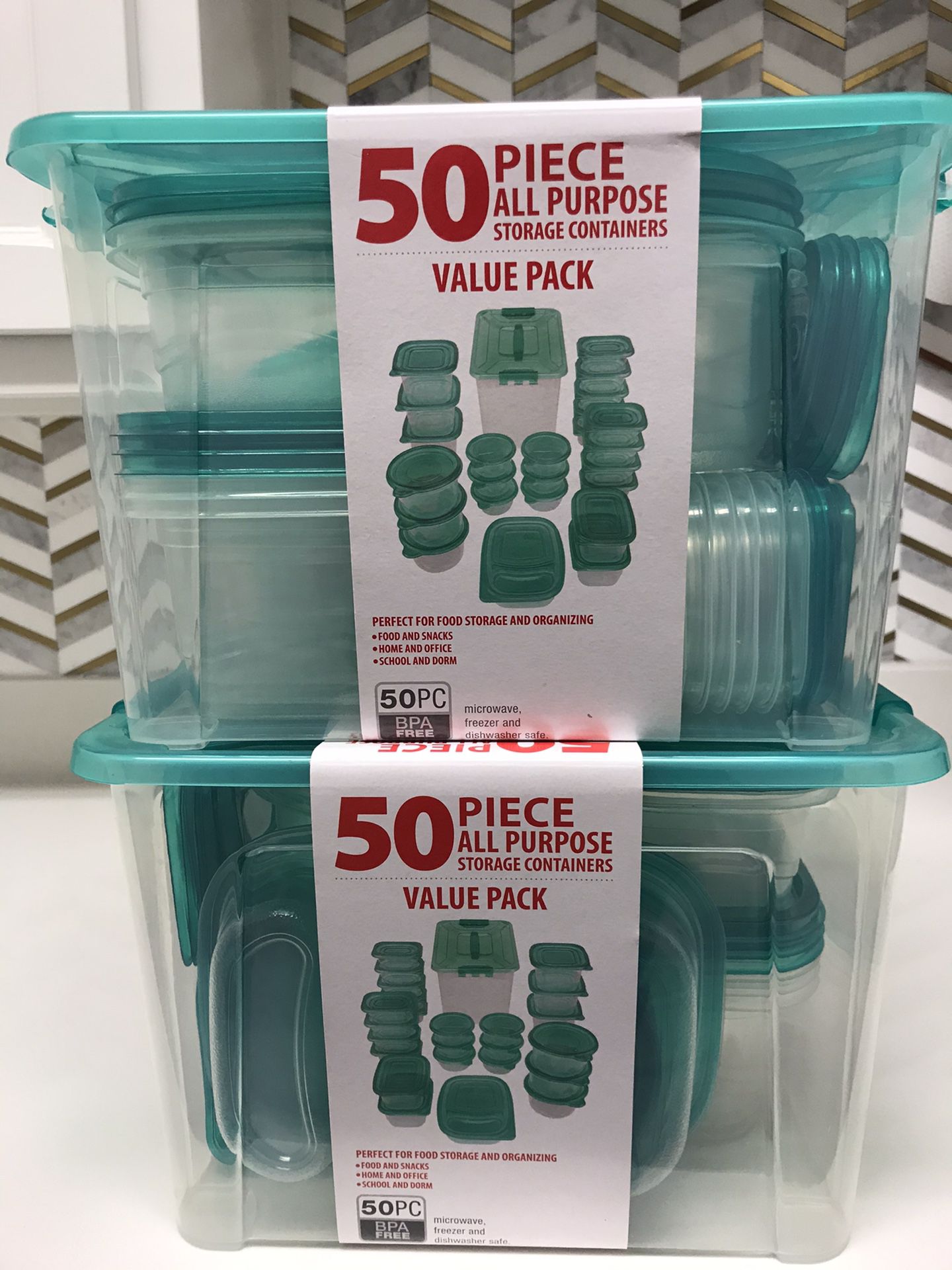 100 piece storage containers **NEW**