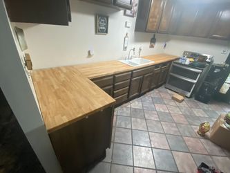 Butcher Block Solid Wood!