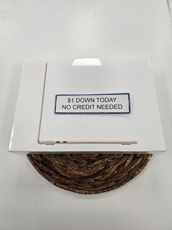 NEW Apple MacBook Air M2 Chip 8GB RAM 256GB SSD Laptop - Pay $1 DOWN AVAILABLE - NO CREDIT NEEDED