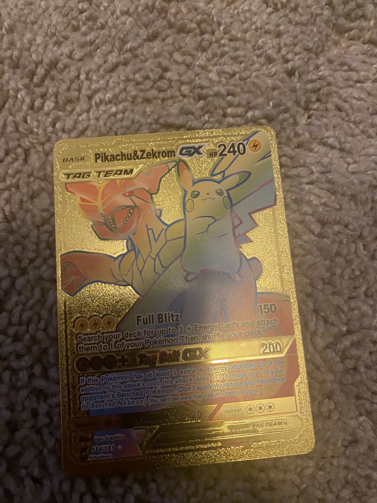 Reshiram & Zekrom Gx Japanese for Sale in Tacoma, WA - OfferUp