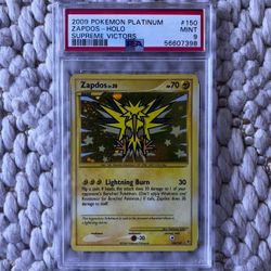 2009 Pokemon Platinum Holo Zapdos PSA 9