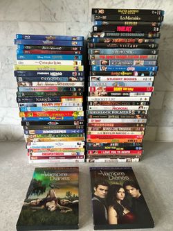 60 DVD’s, Blue Rays & 3 Boxed sets