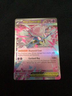 Mega Diancie ex Pokémon card