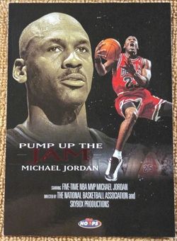 1998-99 Skybox NBAHOOPS #5 PJ Michael Jordan PUMP UP THE JAM Chicago Bulls
