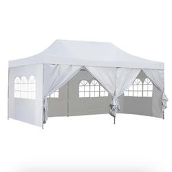 Pop Up Canopy 10x20 Ez Set Up With Sidewalls