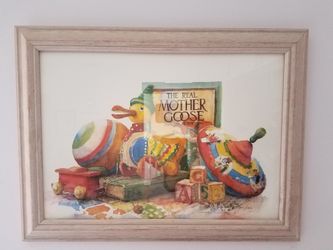 Kids Paintings - The Real Mothergoose Framed Limited Edition Lithographs