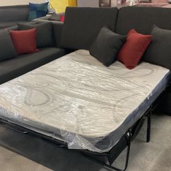 L Shaped Sectional Sofa BED Pull Out