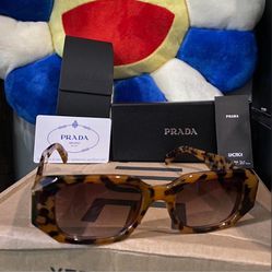 Women’s Prada Sunglasses-turquoise
