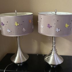 Pair Of Table Lamps 