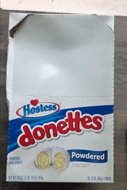 Hostess Donettes Powdered Mini Donuts Case
