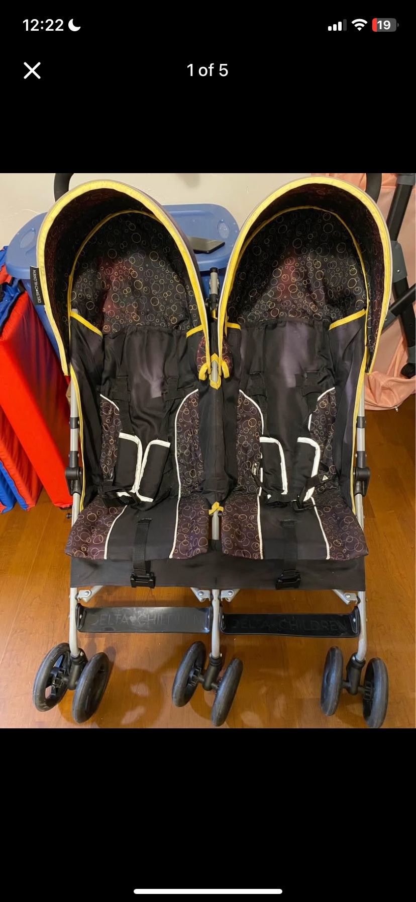 Delta Lx Side By Side Double Stroller
